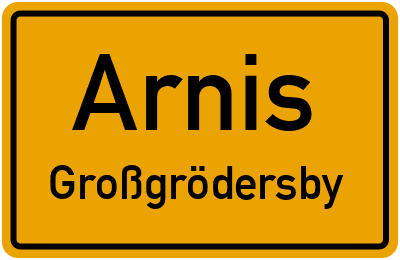 Straßenverzeichnis Arnis Großgrödersby