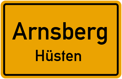 Straßenverzeichnis Arnsberg Hüsten