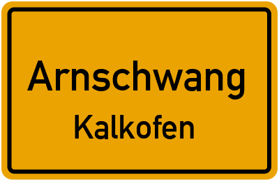 Straßenverzeichnis Arnschwang Kalkofen