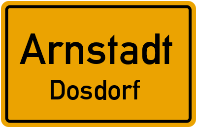 Straßenverzeichnis Arnstadt Dosdorf