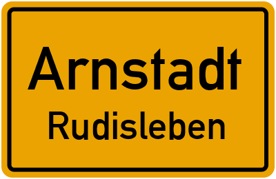 Straßenverzeichnis Arnstadt Rudisleben
