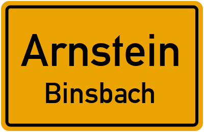 Straßenverzeichnis Arnstein Binsbach