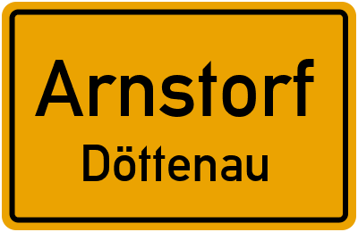 Ortsschild Arnstorf Döttenau