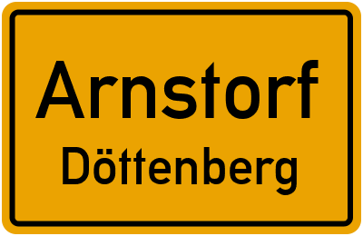 Ortsschild Arnstorf Döttenberg