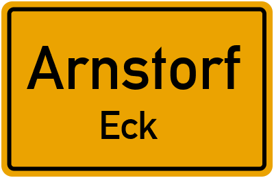 Ortsschild Arnstorf Eck