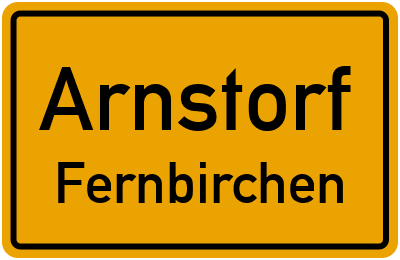 Ortsschild Arnstorf Fernbirchen