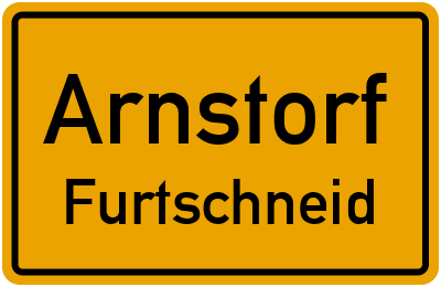 Ortsschild Arnstorf Furtschneid