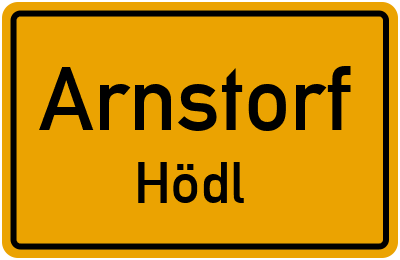 Straßenverzeichnis Arnstorf Hödl
