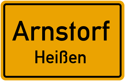 Straßenverzeichnis Arnstorf Heißen