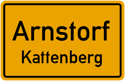 Ortsschild Arnstorf Kattenberg