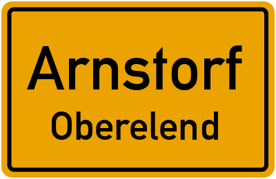 Ortsschild Arnstorf Oberelend