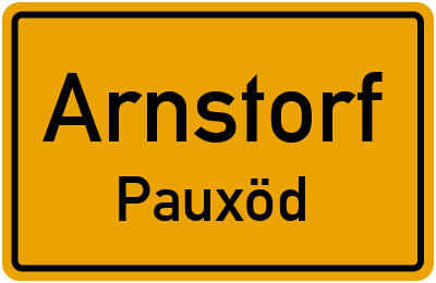 Straßenverzeichnis Arnstorf Pauxöd