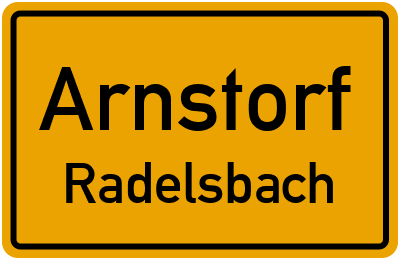 Straßenverzeichnis Arnstorf Radelsbach