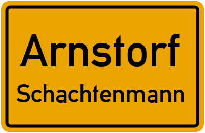 Ortsschild Arnstorf Schachtenmann