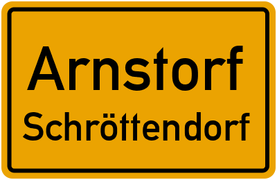 Ortsschild Arnstorf Schröttendorf