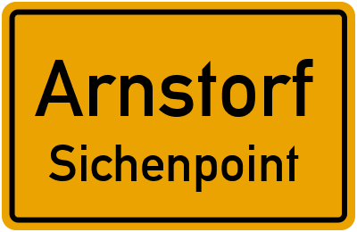 Ortsschild Arnstorf Sichenpoint