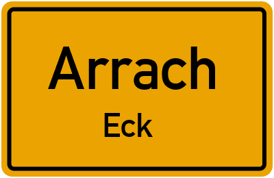 Straßenverzeichnis Arrach Eck