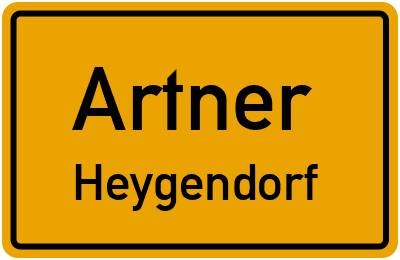Straßenverzeichnis Artner Heygendorf