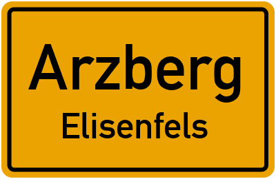 Straßenverzeichnis Arzberg Elisenfels