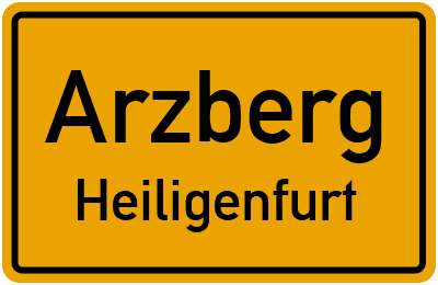 Straßenverzeichnis Arzberg Heiligenfurt
