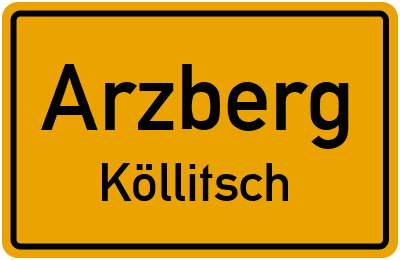 Straßenverzeichnis Arzberg Köllitsch