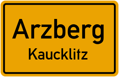 Straßenverzeichnis Arzberg Kaucklitz
