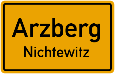 Straßenverzeichnis Arzberg Nichtewitz