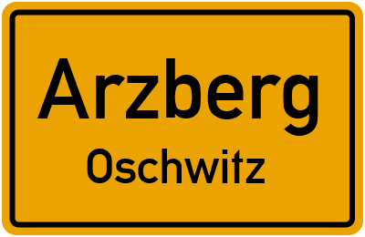 Straßenverzeichnis Arzberg Oschwitz