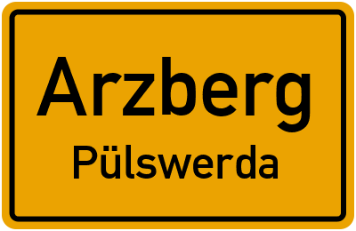 Straßenverzeichnis Arzberg Pülswerda
