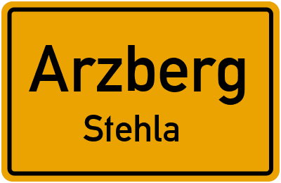 Straßenverzeichnis Arzberg Stehla