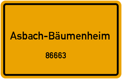 86663 Asbach-Bäumenheim