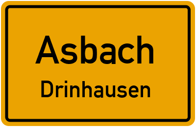 Straßenverzeichnis Asbach Drinhausen