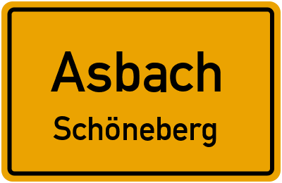 Straßenverzeichnis Asbach Schöneberg