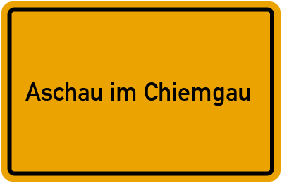 Wo liegt Aschau im Chiemgau?