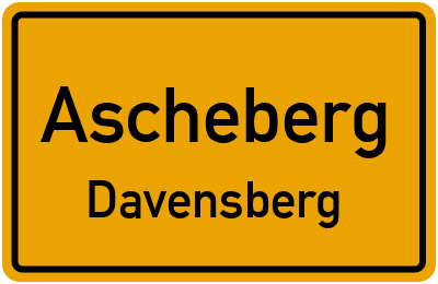 Straßenverzeichnis Ascheberg Davensberg