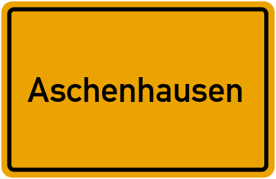 Aschenhausen in Thüringen