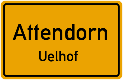 Straßenverzeichnis Attendorn Uelhof