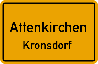 Straßenverzeichnis Attenkirchen Kronsdorf