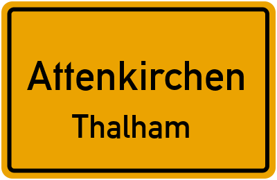 Straßenverzeichnis Attenkirchen Thalham