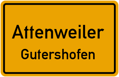 Straßenverzeichnis Attenweiler Gutershofen