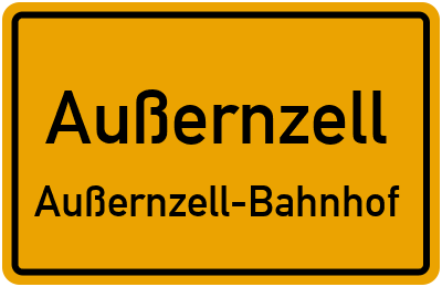 Straßenverzeichnis Außernzell Außernzell-Bahnhof