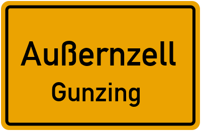 Straßenverzeichnis Außernzell Gunzing