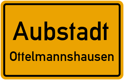 Straßenverzeichnis Aubstadt Ottelmannshausen