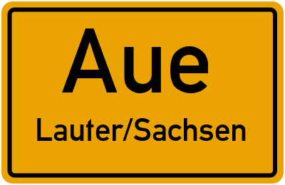 Straßenverzeichnis Aue Lauter/Sachsen