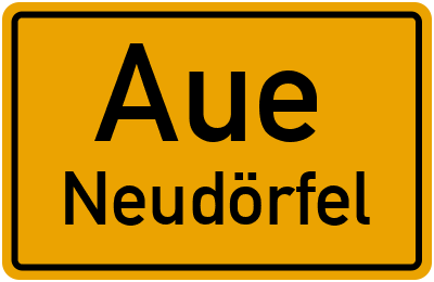 Straßenverzeichnis Aue Neudörfel