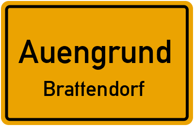 Straßenverzeichnis Auengrund Brattendorf
