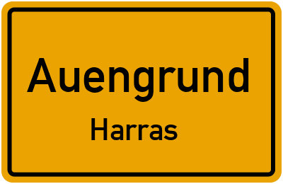 Straßenverzeichnis Auengrund Harras