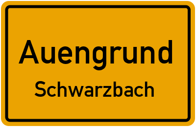 Straßenverzeichnis Auengrund Schwarzbach