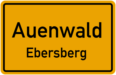 Straßenverzeichnis Auenwald Ebersberg