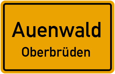 Straßenverzeichnis Auenwald Oberbrüden